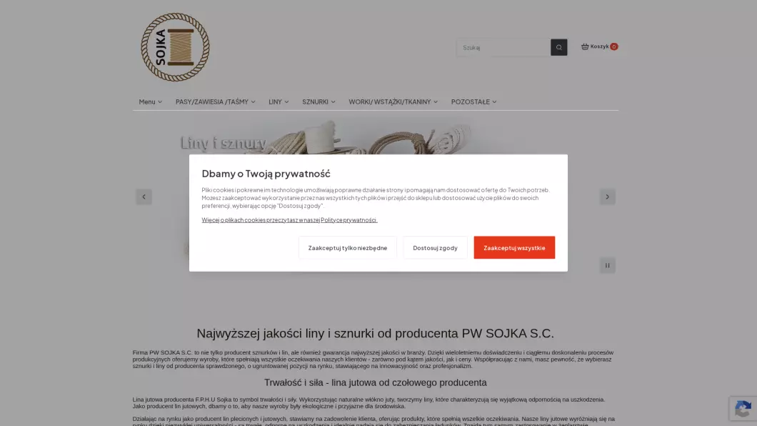 Producent lin i sznurków | sojka.sklep.pl - podgląd