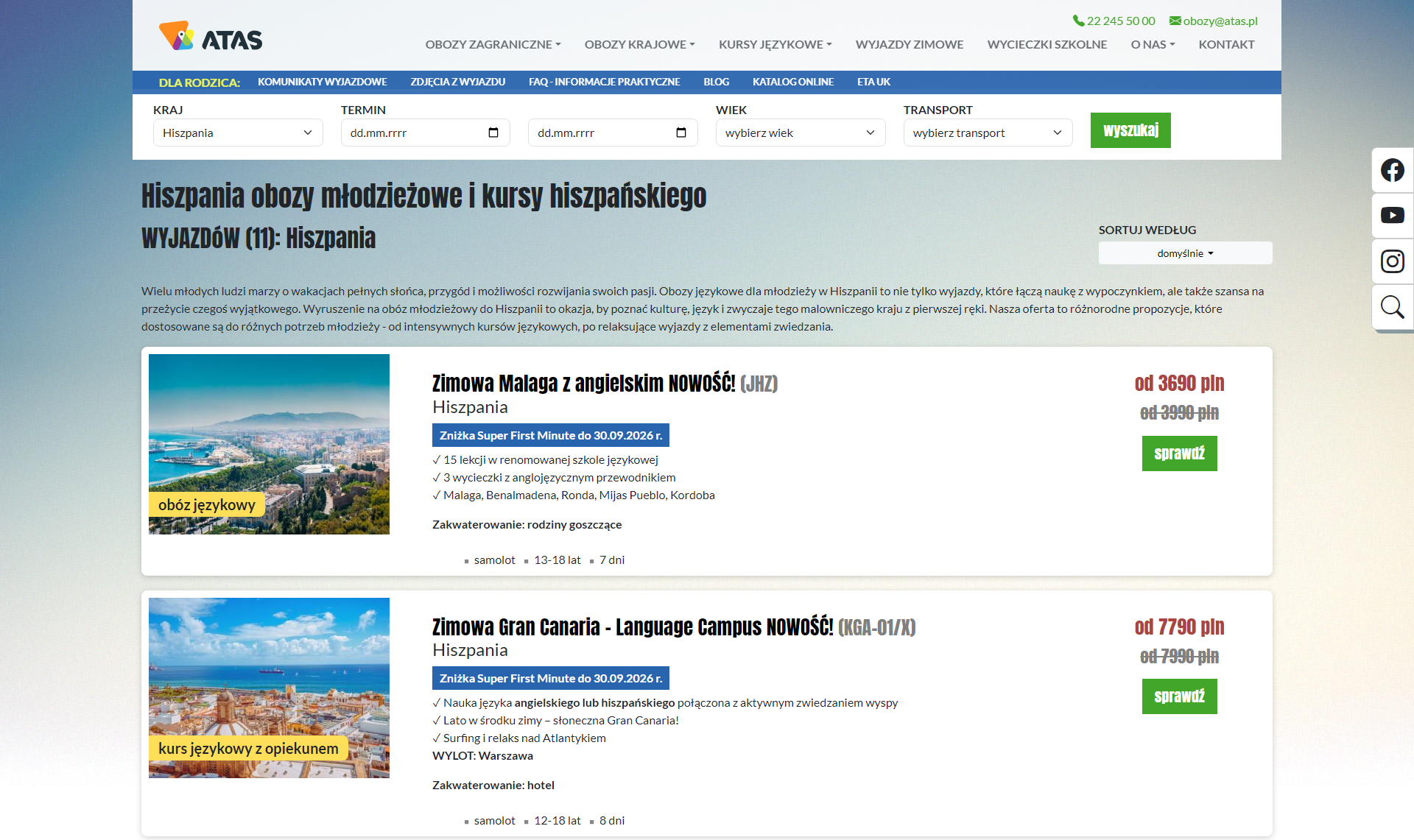 Dlaczego Hiszpania od lat pozostaje jednym z najpopularniejszych kierunków na obozy młodzieżowe?