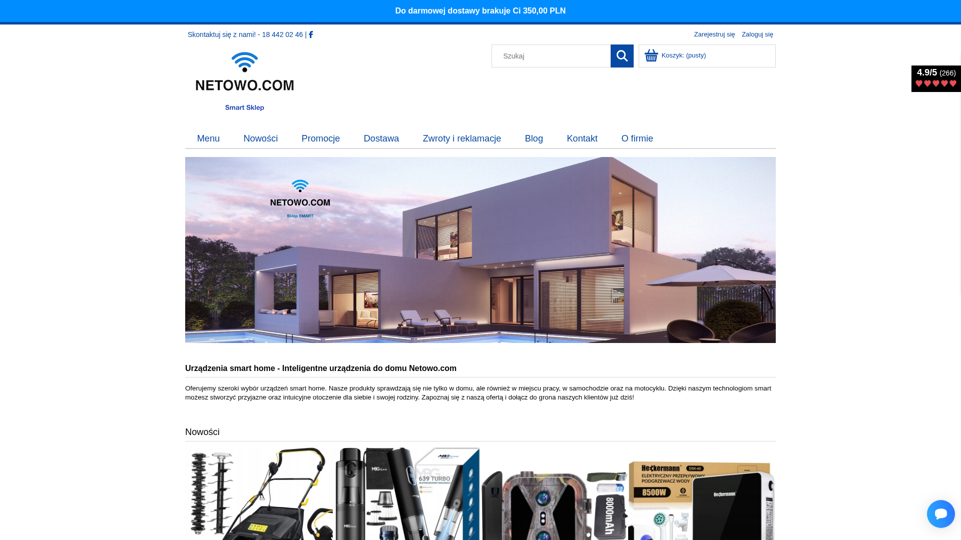 Netowo.com - Urządzenia smart home - podgląd