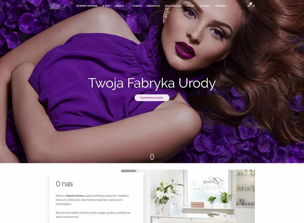 Salon kosmetyczny Beauty Factory - podgląd