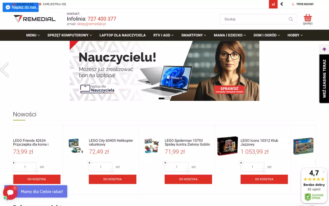 Remedal - podgląd