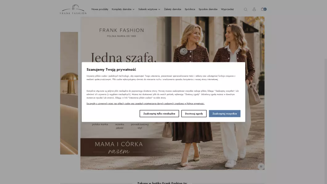 Odzież damska Frank Fashion - podgląd