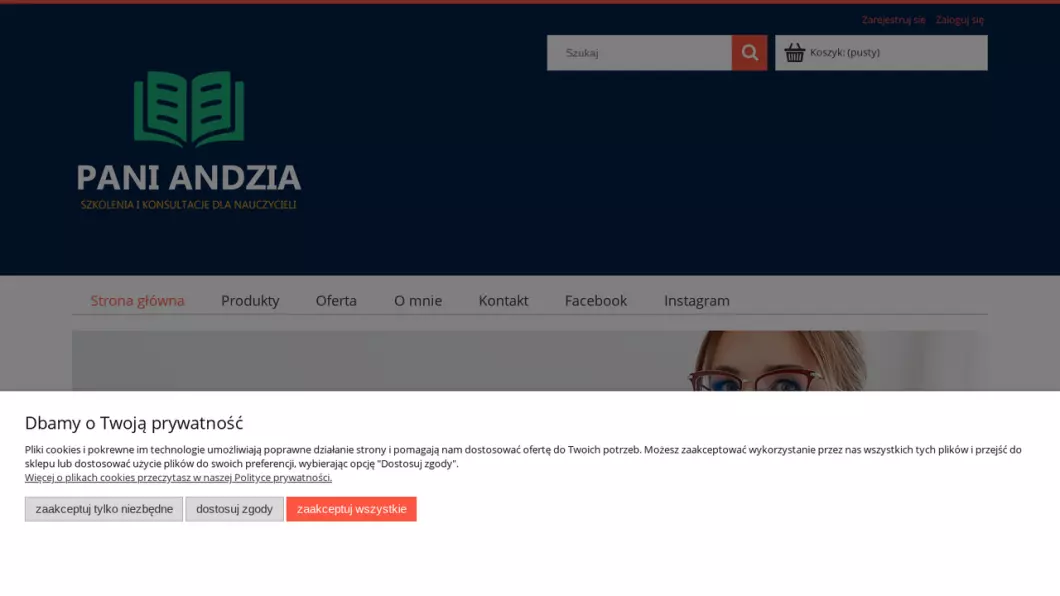 Szkolenia, konsultacje dla nauczycieli, rady pedagogicznej | Pani Andzia - podgląd