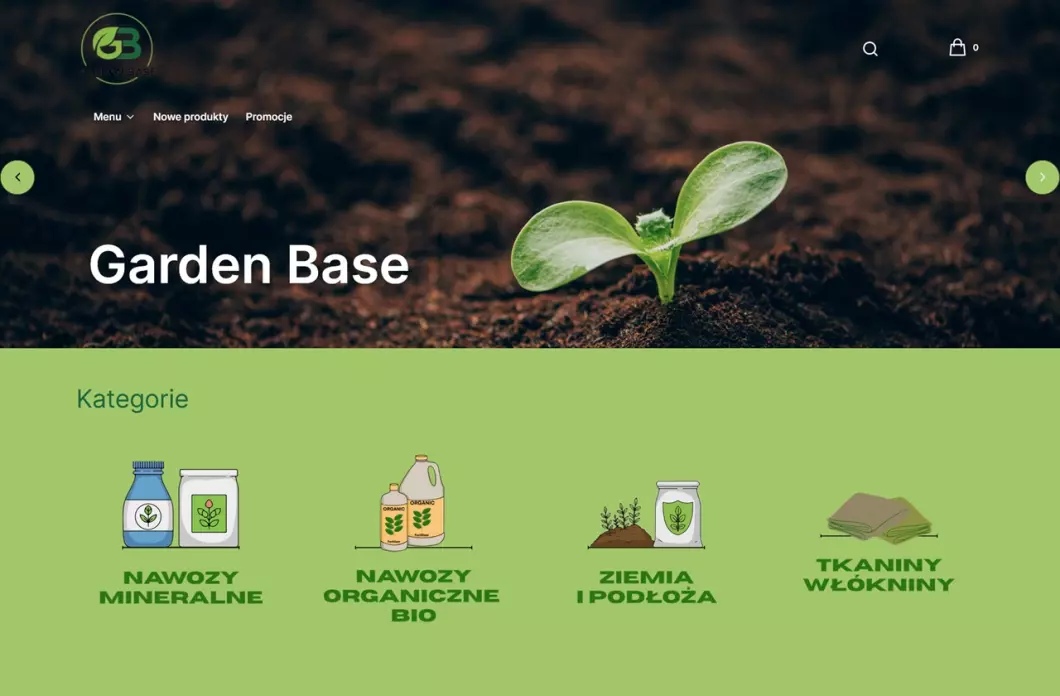 GardenBase - podgląd