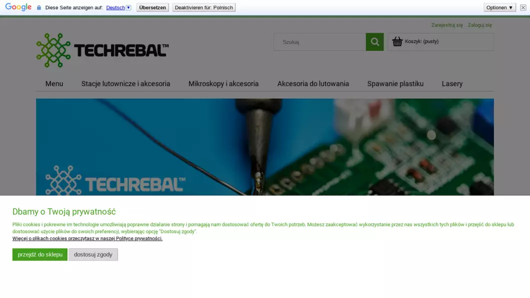 Narzędzia elektroniczne | Sklep internetowy Techrebal - podgląd